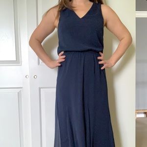 Banana Republic High low maxi dress